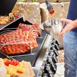 Rösle Gasgrill Videro G6-S VARIO+ Schwarz - Modell 2023 - SMART Deal Inkl. Grillfürst Grill Control -Günstiges Grill Geschäft Roesle Gasgrill Videro G6 S Mood Grillflaeche 5