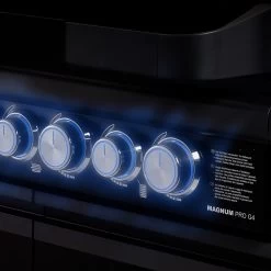 Rösle Gasgrill Magnum PRO G4-S - Modell 2023 -Günstiges Grill Geschäft Roesle Magnum Pro G4 S Drehregler beleuchtet
