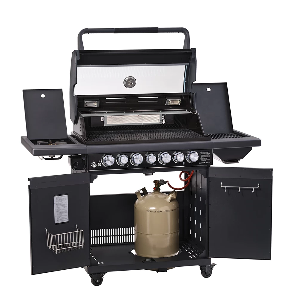 Rösle Gasgrill Magnum PRO G4-S - X-DEAL Inkl. Abdeckhaube, Gusseisen Grillplatte Und Drehspieß - Modell 2023 4 Rösle Gasgrill Magnum PRO G4-S - X-DEAL Inkl. Abdeckhaube, Gusseisen Grillplatte Und Drehspieß - Modell 2023 – Bild 2