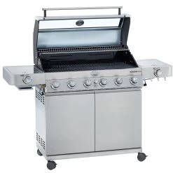 Rösle Edelstahl Gasgrill Videro G6-S VARIO+ - Limited Edition Modell 2023 - X-DEAL Inkl. Abdeckhaube Und Grillplatte 20 Rösle Edelstahl Gasgrill Videro G6-S VARIO+ - Limited Edition Modell 2023 - X-DEAL Inkl. Abdeckhaube Und Grillplatte -Günstiges Grill Geschäft Roesle Videro 25528 G6 S Edelstahl Deckel offen