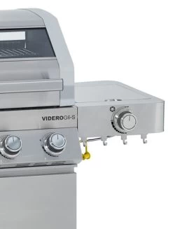 Rösle Edelstahl Gasgrill Videro G6-S VARIO+ - Limited Edition Modell 2023 - X-DEAL Inkl. Abdeckhaube, Grillplatte Und Drehspieß -Günstiges Grill Geschäft Roesle Videro 25528 G6 S Edelstahl Seitenkocher abklappbar 5