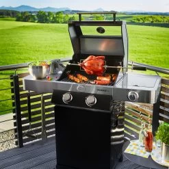 Rösle Gasgrill Videro G2 Schwarz - Modell 2022 Inkl. Abdeckhaube -Günstiges Grill Geschäft Roesle Videro G2 Gasgrill Station Mood01