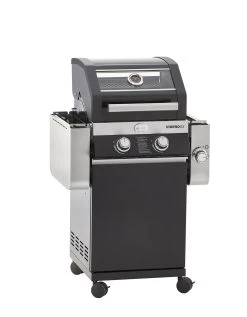Rösle Gasgrill Videro G2 Schwarz - Modell 2022 Inkl. Abdeckhaube -Günstiges Grill Geschäft Roesle Videro G2 abklappbare Seienteile 25514