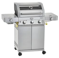 Rösle Edelstahl Gasgrill Videro G3-S VARIO+ - Limited Edition Modell 2023 - X-DEAL Inkl. Abdeckhaube, Grillplatte Und Dreshpieß