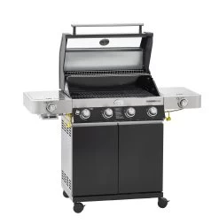 Rösle Gasgrill Videro G4-S VARIO+ Schwarz - Modell 2023 Inkl. Abdeckhaube -Günstiges Grill Geschäft Roesle Videro G4 S Vario 25524 Modell 2021