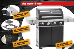 Rösle Gasgrill Videro G4-S VARIO+ Schwarz - Modell 2023 - SMART Deal Inkl. Grillfürst Grill Control + Abdeckhaube Und Grillplatte 23 Rösle Gasgrill Videro G4-S VARIO+ Schwarz - Modell 2023 - SMART Deal Inkl. Grillfürst Grill Control + Abdeckhaube Und Grillplatte -Günstiges Grill Geschäft Roesle Videro G4 S Vario Highlights 2