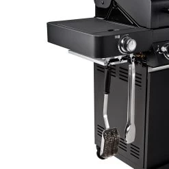 Rösle Gasgrill BBQ-Station Videro G4-S Vario+ Nero Schwarz - Modell 2023 - SMART Deal Inkl. Grillfürst Grill Control -Günstiges Grill Geschäft Roesle Videro G4 S Vario NERO matt schwarz Besteckhalter 1