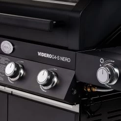 Rösle Gasgrill Videro G4-S Vario+ Nero Schwarz - Modell 2023 - X-DEAL Inkl. Abdeckhaube Und Grillplatte 26 Rösle Gasgrill Videro G4-S Vario+ Nero Schwarz - Modell 2023 - X-DEAL Inkl. Abdeckhaube Und Grillplatte -Günstiges Grill Geschäft Roesle Videro G4 S Vario NERO matt schwarz Drehregler 4
