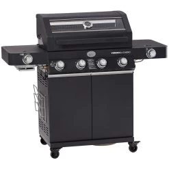 Rösle Gasgrill Videro G4-S Vario+ Nero Schwarz - Modell 2023 - X-DEAL Inkl. Abdeckhaube