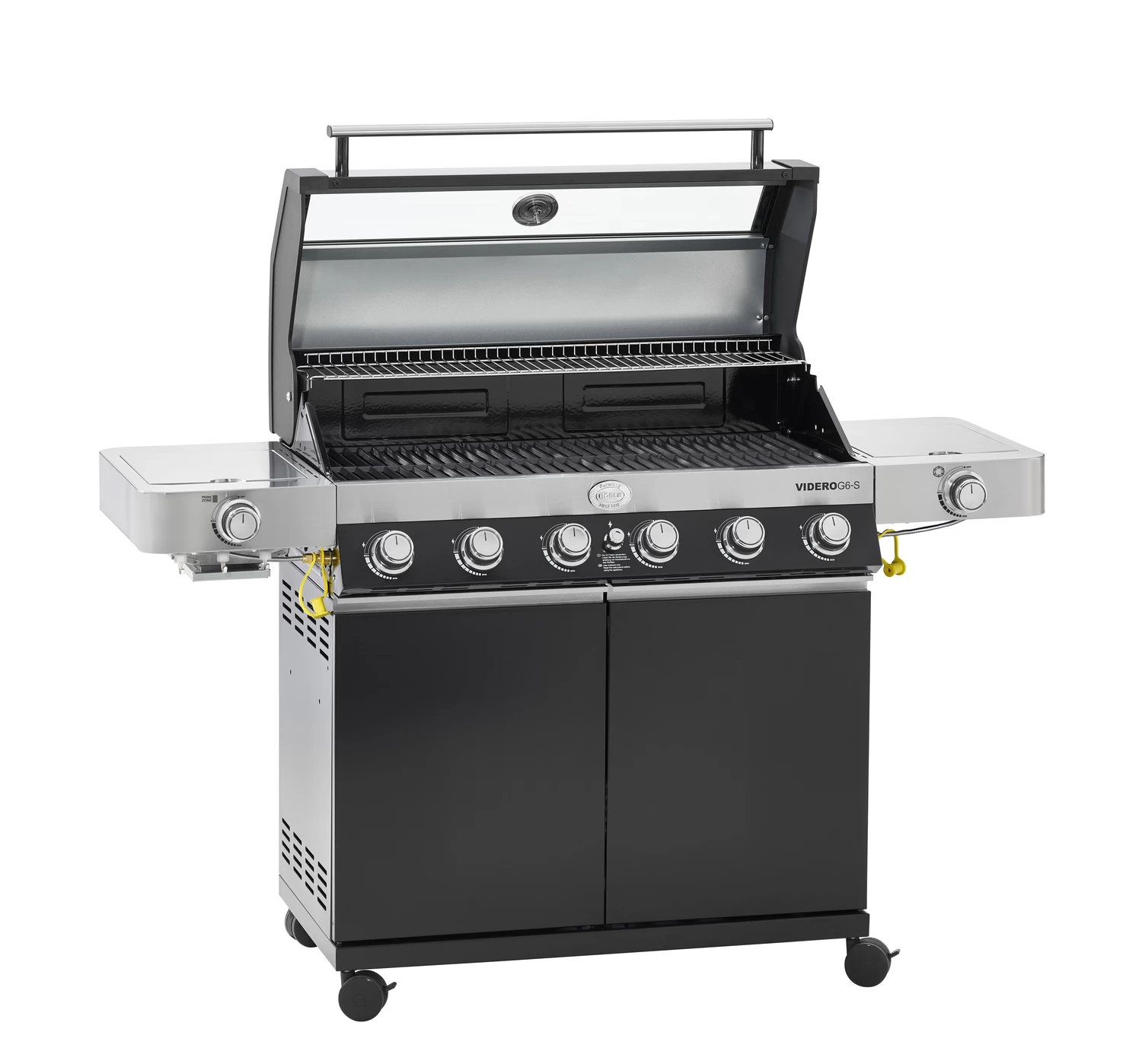 Rösle Gasgrill Videro G6-S VARIO+ Schwarz - Modell 2023 - Inkl. Abdeckhaube 6 Rösle Gasgrill Videro G6-S VARIO+ Schwarz - Modell 2023 - Inkl. Abdeckhaube – Bild 4