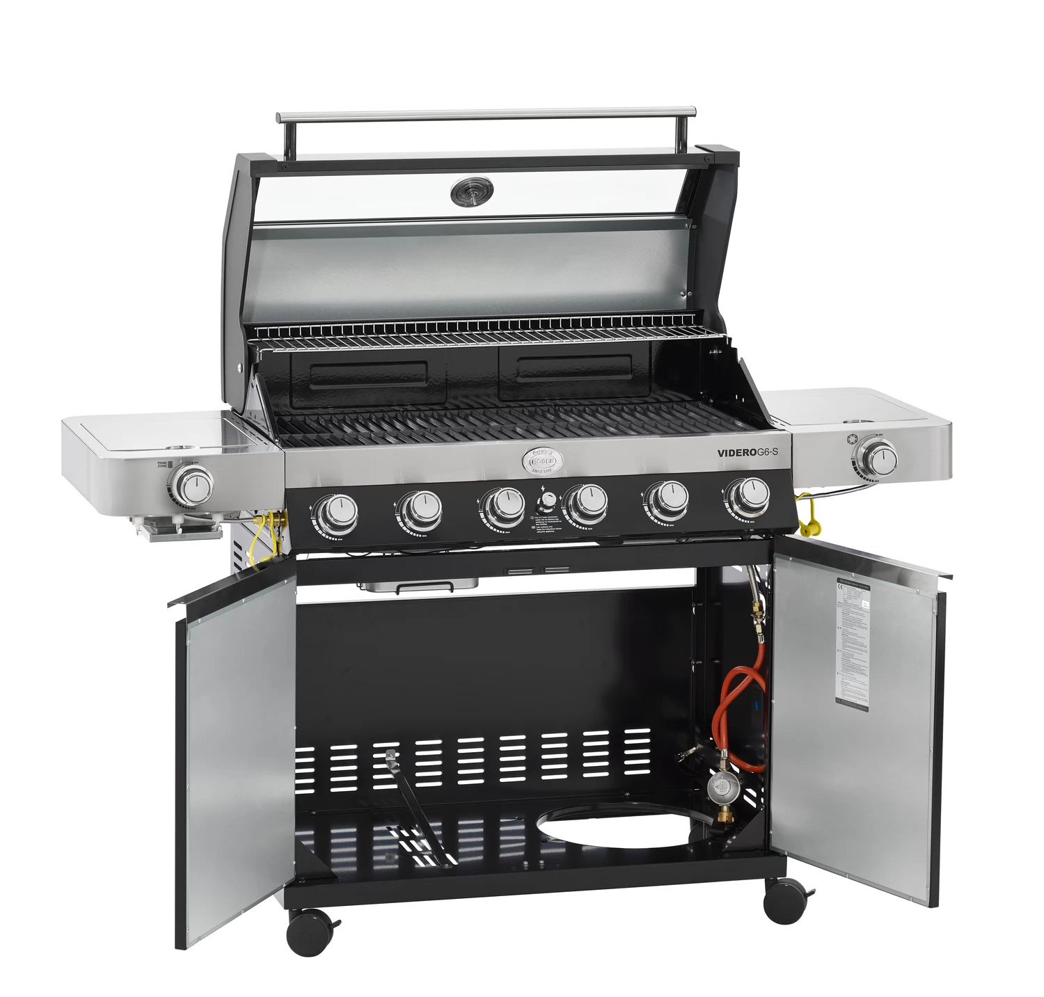 Rösle Gasgrill Videro G6-S VARIO+ Schwarz - Modell 2023 - Inkl. Abdeckhaube 7 Rösle Gasgrill Videro G6-S VARIO+ Schwarz - Modell 2023 - Inkl. Abdeckhaube – Bild 5