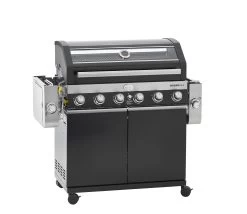 Rösle Gasgrill Videro G6-S VARIO+ Schwarz - Modell 2023 - SMART Deal Inkl. Grillfürst Grill Control -Günstiges Grill Geschäft Roesle Videro G6 S Vario schwarz 25527 klappbar 5