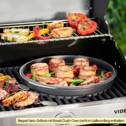 Rösle Gasgrill Videro G6-S VARIO+ - Modell 2023 - X-DEAL Inkl. Abdeckhaube Und Grillplatte -Günstiges Grill Geschäft Roesle Videro Gasgrill Vario Grillrost Mood 7