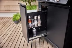 Rösle Gasgrill Videro Pro G3-S Vario+ Mattschwarz - Modell 2023 -Günstiges Grill Geschäft Roesle Videro Pro G3 S Detail Unterschrank