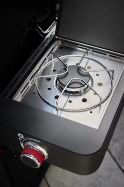 Rösle Videro G3-S VARIO+ Schwarz Gasgrill - FC Bayern Edition - Inkl. FC Bayern Abdeckhaube, Barbecue Grillzange Und Burgerpresse -Günstiges Grill Geschäft Roesle Videro Seitenkocher FC Bayern Edition