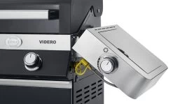 Rösle Gasgrill Videro G3-S VARIO+ Schwarz - Modell 2023 -Günstiges Grill Geschäft Roesle Videro schwarz klappbare Seitenteile Seitenkocher 10