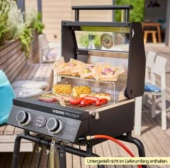 Rösle Gasgrill Videro Pro G2-P Campinggrill -Günstiges Grill Geschäft Rosle Gasgrill Videro PRO G2 P Beispiel mit Untergestell