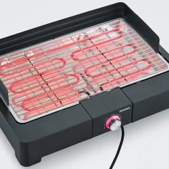 Severin Elektro Tischgrill Mit Grillrost - 2.200 Watt -Günstiges Grill Geschäft Severin Elektrogrill PG8565 Heizelement