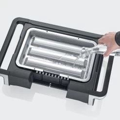 Neu eingetroffen -Günstiges Grill Geschäft Severin Elektrogrill Senoa pg8114 aluschale
