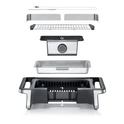 Severin Elektro Tischgrill SENOA Digital Boost - Boost Zone 500°C - 3.000 W -Günstiges Grill Geschäft Severin Elektrogrill Senoa pg8114 explosion