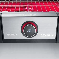 Severin Elektro Tischgrill SENOA Digital Boost - Boost Zone 500°C - 3.000 W -Günstiges Grill Geschäft Severin Elektrogrill Senoa pg8114 schalter 1