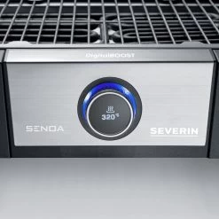 Severin Elektro Tischgrill SENOA Digital Boost - Boost Zone 500°C - 3.000 W -Günstiges Grill Geschäft Severin Elektrogrill Senoa pg8114 schalter 5