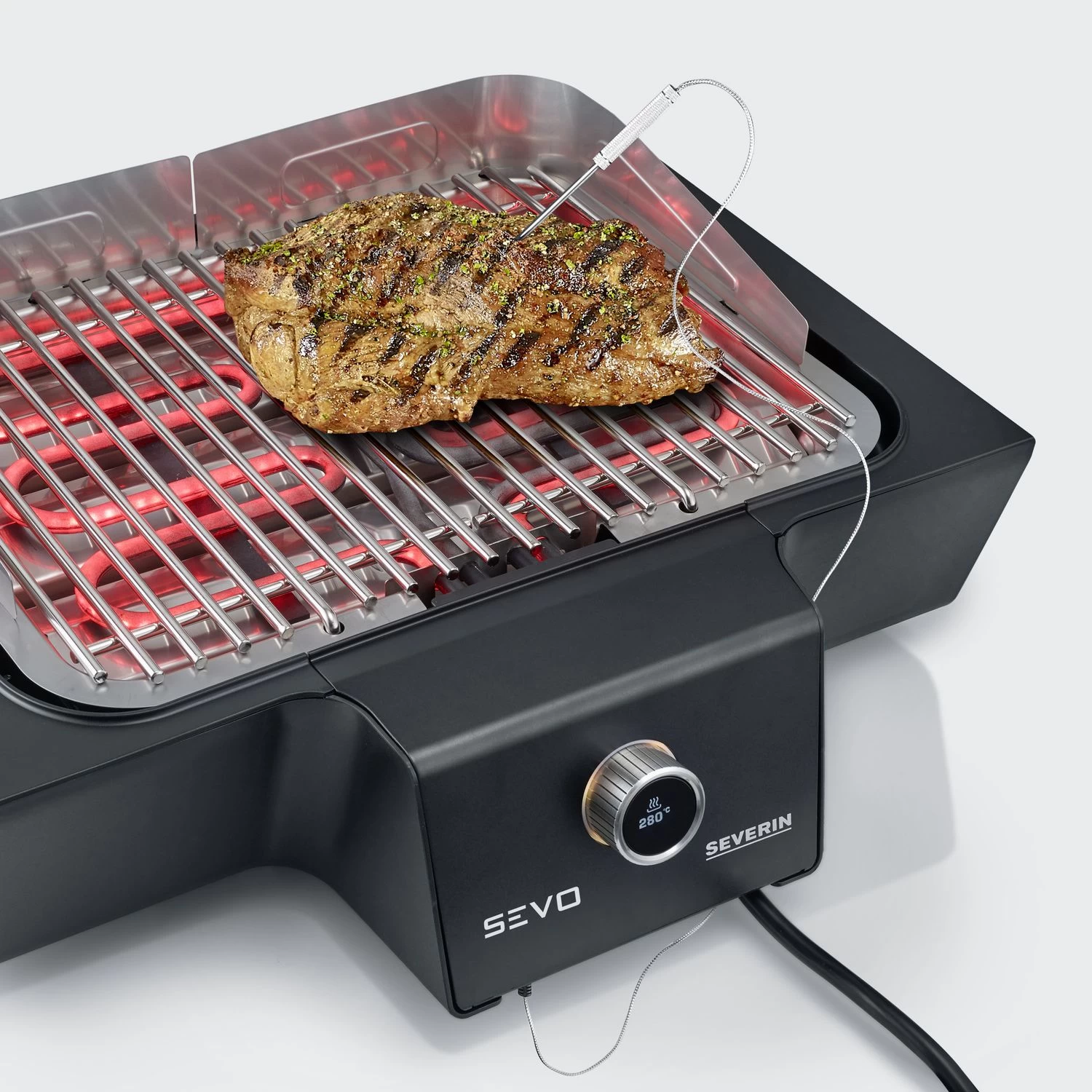 Severin Elektrogrill Tischgrill SEVO G - Boost Zone 500°C - 3.000 W 3 Severin Elektrogrill Tischgrill SEVO G - Boost Zone 500°C - 3.000 W