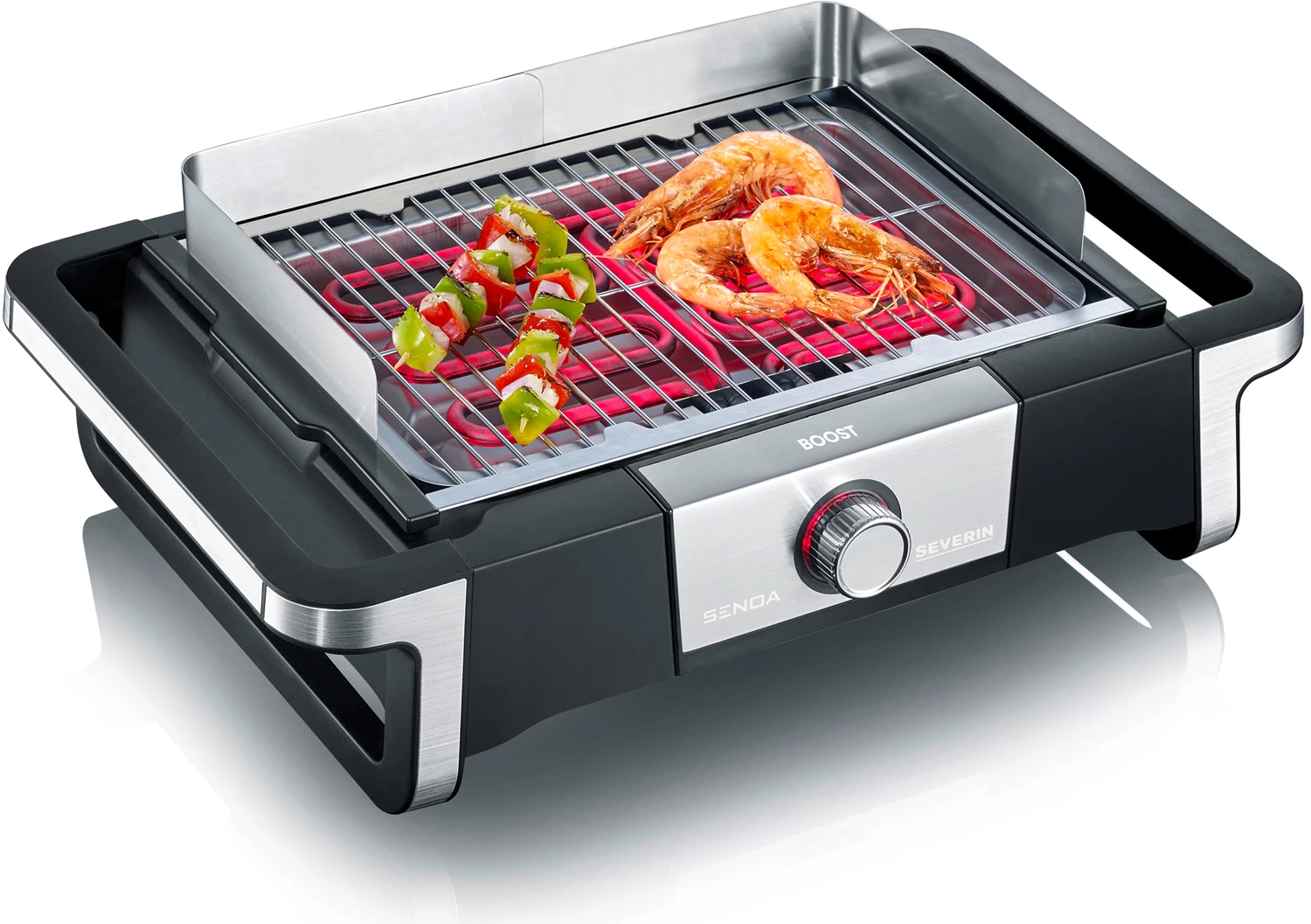 Severin Elektro Tischgrill SENOA Boost - Boost Zone 500°C - 3.000 W 3 Severin Elektro Tischgrill SENOA Boost - Boost Zone 500°C - 3.000 W