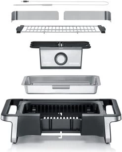 Severin Elektro Tischgrill SENOA Boost - Boost Zone 500°C - 3.000 W 17 Severin Elektro Tischgrill SENOA Boost - Boost Zone 500°C - 3.000 W -Günstiges Grill Geschäft Severin Senoa boost s PG8113 explosion
