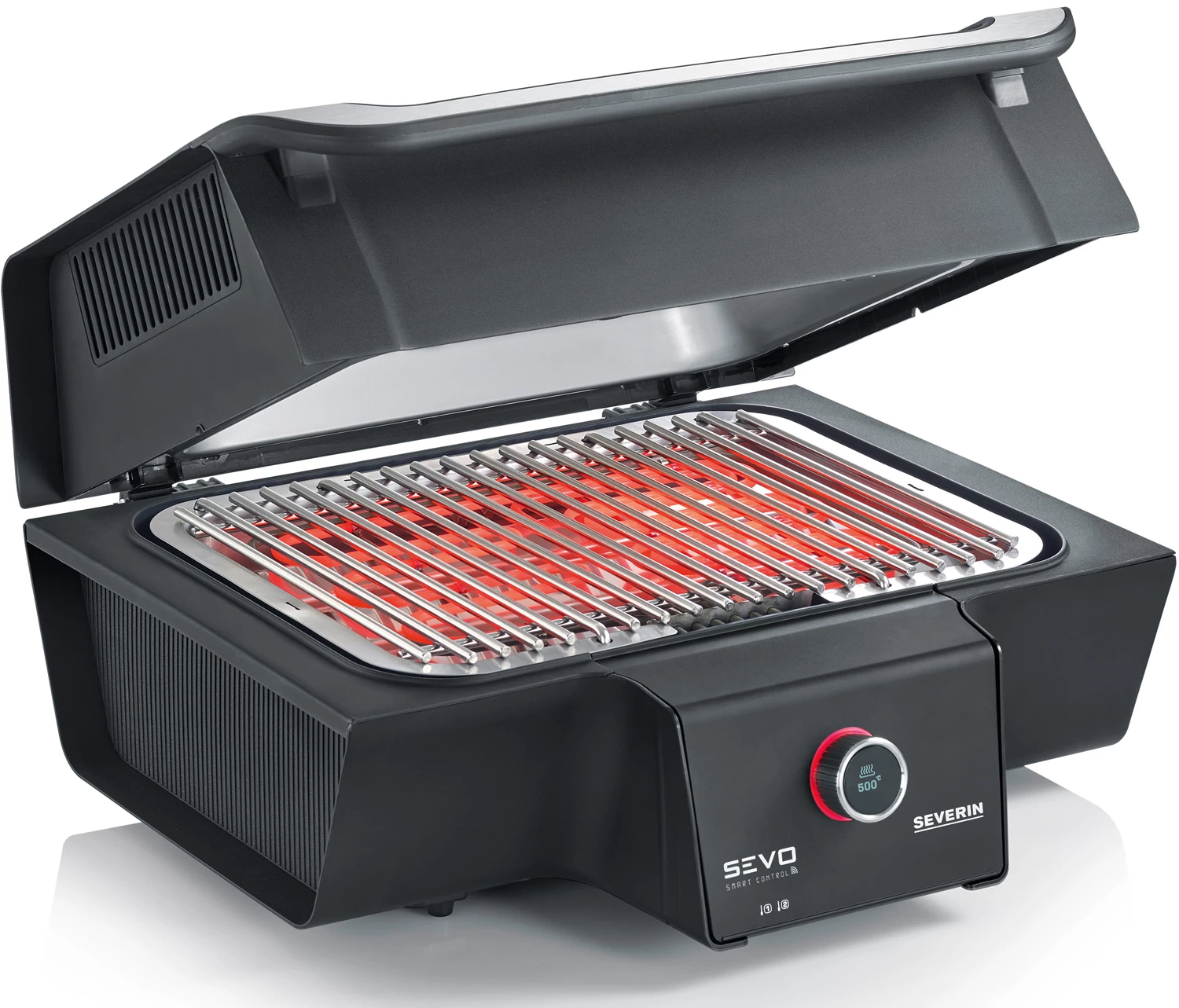 Severin Elektrogrill SEVO Smart Control GT - Boost Zone 500°C - Mit Deckel - 3.000 W 3 Severin Elektrogrill SEVO Smart Control GT - Boost Zone 500°C - Mit Deckel - 3.000 W