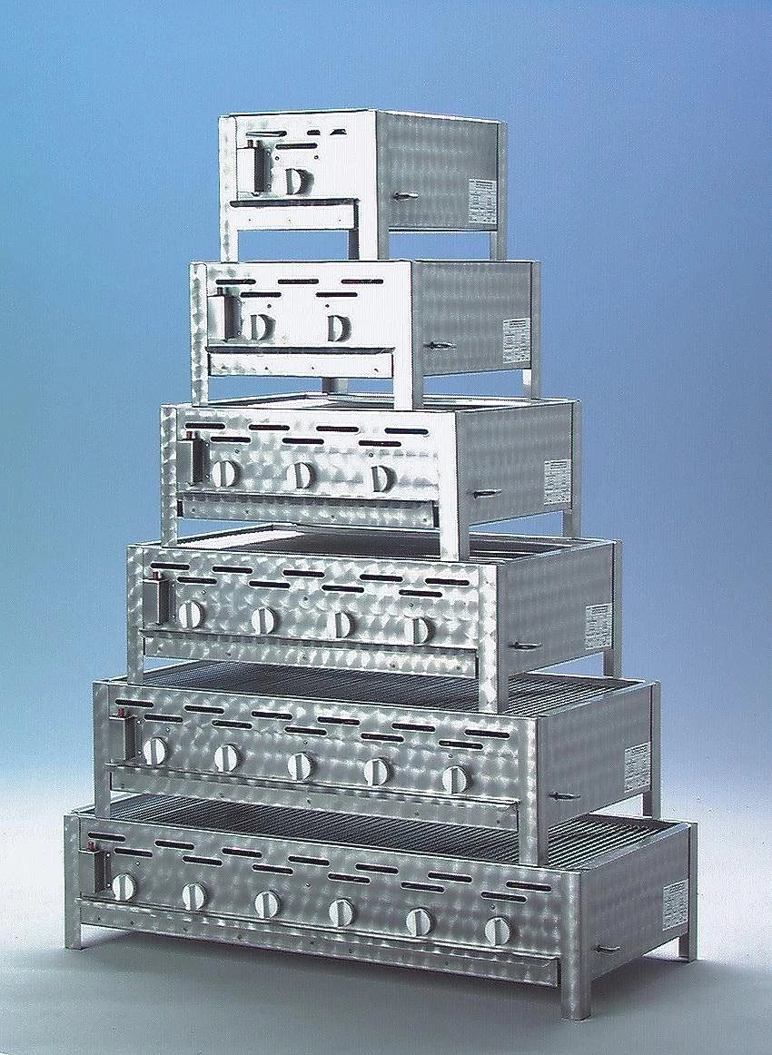 TGO 5-Brenner Gastrobräter / Gasbräter Mit Verchromten Rost 3 TGO 5-Brenner Gastrobräter / Gasbräter Mit Verchromten Rost