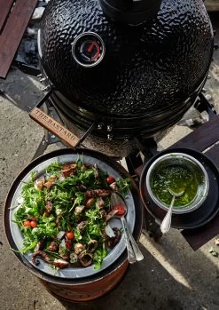 The Bastard Keramikgrill Classic Medium - Complete - Schwarz Glänzend - Modell 2023 -Günstiges Grill Geschäft The Bastard Classic Medium Keramikgrill Deckel 1