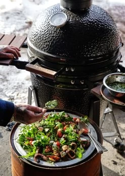 The Bastard Keramikgrill Classic Medium - Complete - Schwarz Glänzend - Modell 2023 -Günstiges Grill Geschäft The Bastard Classic Medium Keramikgrill Deckel