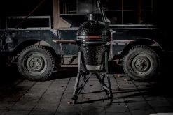 The Bastard Keramikgrill Classic Medium - Complete - Schwarz Glänzend - Modell 2023 -Günstiges Grill Geschäft The Bastard Classic Medium Untergestell Seitentischel