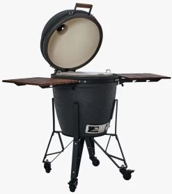 The Bastard Keramikgrill Urban Large - Complete - Schwarz Matt - Modell 2023 16 The Bastard Keramikgrill Urban Large - Complete - Schwarz Matt - Modell 2023 -Günstiges Grill Geschäft The Bastard Urban Large Keramikgrill BU201 offen