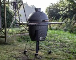 The Bastard Keramikgrill Urban Large - Complete - Schwarz Matt - Modell 2023 24 The Bastard Keramikgrill Urban Large - Complete - Schwarz Matt - Modell 2023 -Günstiges Grill Geschäft The Bastard Urban Large Keramikgrill Seitentische Untergestell