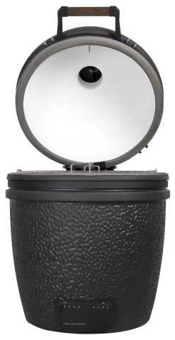 The Bastard Keramikgrill VX Large - Solo - Schwarz Matt - Modell 2023 -Günstiges Grill Geschäft The Bastard VX Keramikgrill Large Solo offen frontal