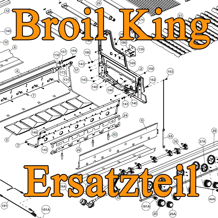 Broil King Ersatzteil: Stabbrenner Porta Chef 320 / Gem (ab2016) - 1 Stück 3 Broil King Ersatzteil: Stabbrenner Porta Chef 320 / Gem (ab2016) - 1 Stück