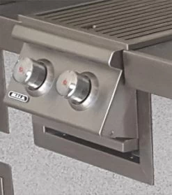 BULL Einbau Blende Seitenbrenner Double / Edelstahl