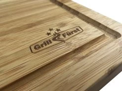 Grillfürst Bambus Schneidebrett Groß 50 X 30 Cm Bambus -Günstiges Grill Geschäft grillfuerst schneidebrett gross logo