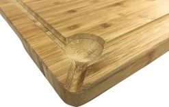 Grillfürst Bambus Schneidebrett Groß 50 X 30 Cm Bambus -Günstiges Grill Geschäft grillfuerst schneidebrett gross saftrinne