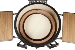 Monolith Grill LeChef Red Mit Gestell Und Seitentischen MG23R - Set - Auslaufmodell -Günstiges Grill Geschäft monolith lechef deflektorstein geteilt 201030