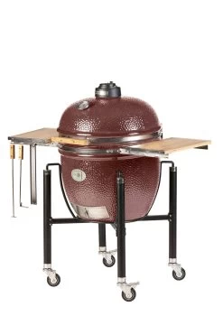 Monolith Grill LeChef Red Mit Gestell Und Seitentischen MG23R - Set - Auslaufmodell -Günstiges Grill Geschäft monolith lechef gestell seite 201030