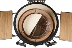 Monolith Grill LeChef Red Mit Gestell Und Seitentischen MG23R - Set - Auslaufmodell -Günstiges Grill Geschäft monolith lechef geteilter deflektorstein 20103