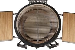 Monolith Grill LeChef Red Mit Gestell Und Seitentischen MG23R - Set - Auslaufmodell -Günstiges Grill Geschäft monolith lechef roste 201030 black