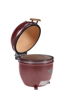 Monolith Grill LeChef Red Ohne Gestell Und Seitentische MG23RNC - Set -Günstiges Grill Geschäft monolith lechef seitlich offen 201031 red