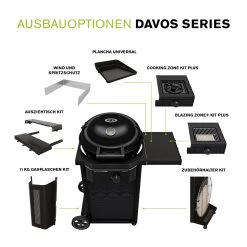 Outdoorchef Gas Kugelgrill Davos 570 G Pro Mit Blazing Zone (Infrarotbrenner) & 11kg Gasflaschen Kit -Günstiges Grill Geschäft outdoorchef davos 570 g erweiterungsmoeglichkeiten 2