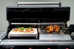 Outdoorchef Dualchef 425 G BZ Gasgrill Mit Blazing Zone Infrarotbrenner + DGS Gusseisen Grillrost 2 Stk.+ DGS Gemüse Grillrost 2 Stk. -Günstiges Grill Geschäft outdoorchef dualchef 425 g rotisserie und pizza 18 700 16