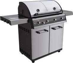 Outdoorchef Dualchef S 425 G Edelstahl Gasgrill Mit Seitenkocher + Blazing Zone Infrarotbrenner + DGS Gusseisen Grillrost 2 Stk. + DGS Gemüse Grillrost 2 Stk. -Günstiges Grill Geschäft outdoorchef dualchef s 425 g seitlich 18 700 1 2