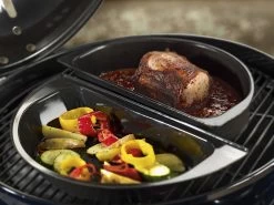 Outdoorchef Gourmet Halbmond Kochset / Grillschalen Porzellanemailliert / 2 Teilig -Günstiges Grill Geschäft outdoorchef gourmet halbmond 18 211 72 d